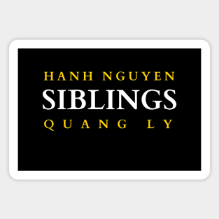 Siblings Title Card Magnet